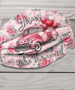 Jesus Take The Wheel Face Mask