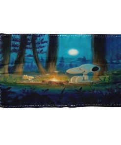 Snoopy And Woodstock Camping Face Mask