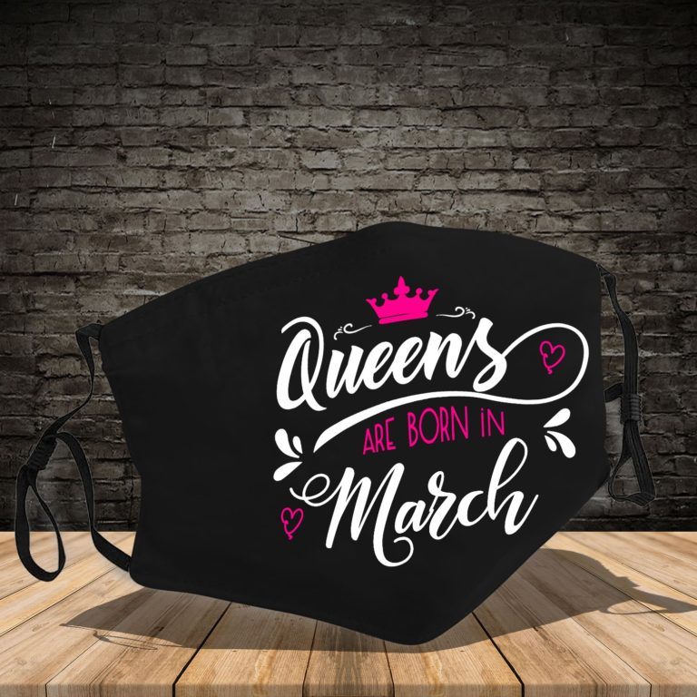 Queen Are Born In March PM2.5 Filter Face Mask