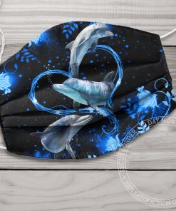 Dolphin Love Face Mask