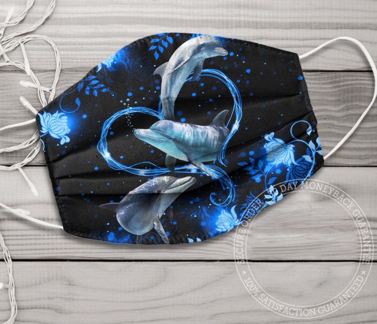 Dolphin Love Face Mask