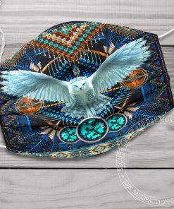 Owl Native American Face Mask