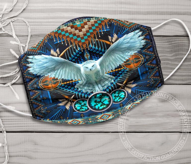 Owl Native American Face Mask