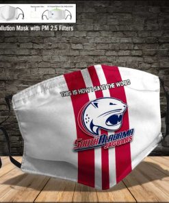South Alabama Jaguars Football PM2.5 Filter Face Mask