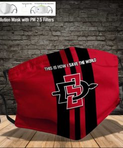 San Diego State Aztecs This Is How Save The World Face Mask