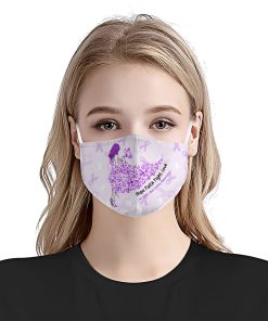 Crohn’s And Colitis Awareness Hope Faith Fight Love Face Mask