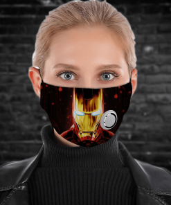 Iron Man 2.5PM Filter Face Mask