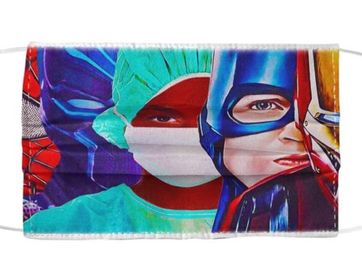 Nurse Super Hero Face Mask