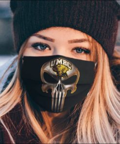 UMBC Retrievers Basketball The Punisher Skull Face Mask