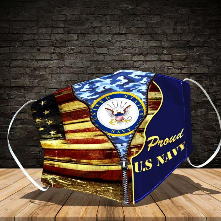 Proud US Navy Face Mask