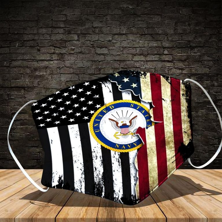 US Navy US Flag Face Mask