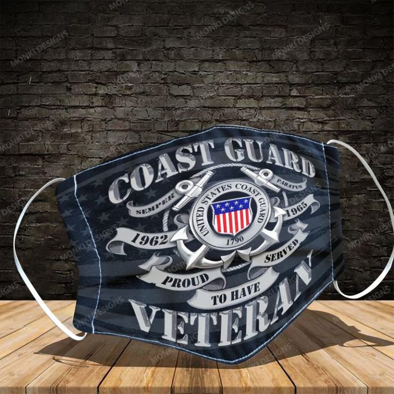 US Coast Guard Veteran Face Mask