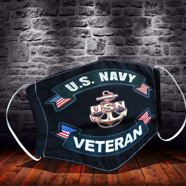 Us Navy Veteran Face Mask