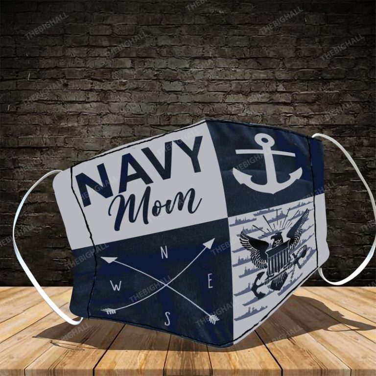 Mom Navy Face Mask