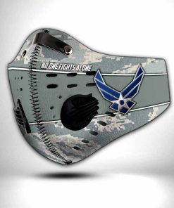 US Air Force No One Fights Alone N95 Filter Face Mask
