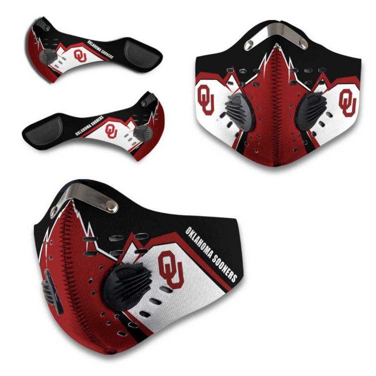 Oklahoma Sooners Football N95 Filter Face Mask