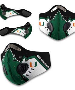 Miami Hurricanes Football N95 Filter Face Mask