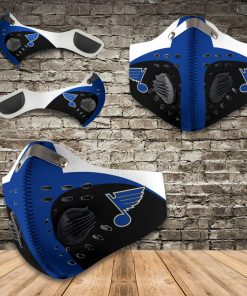 St. Louis Blues Ice Hockey N95 Filter Face Mask