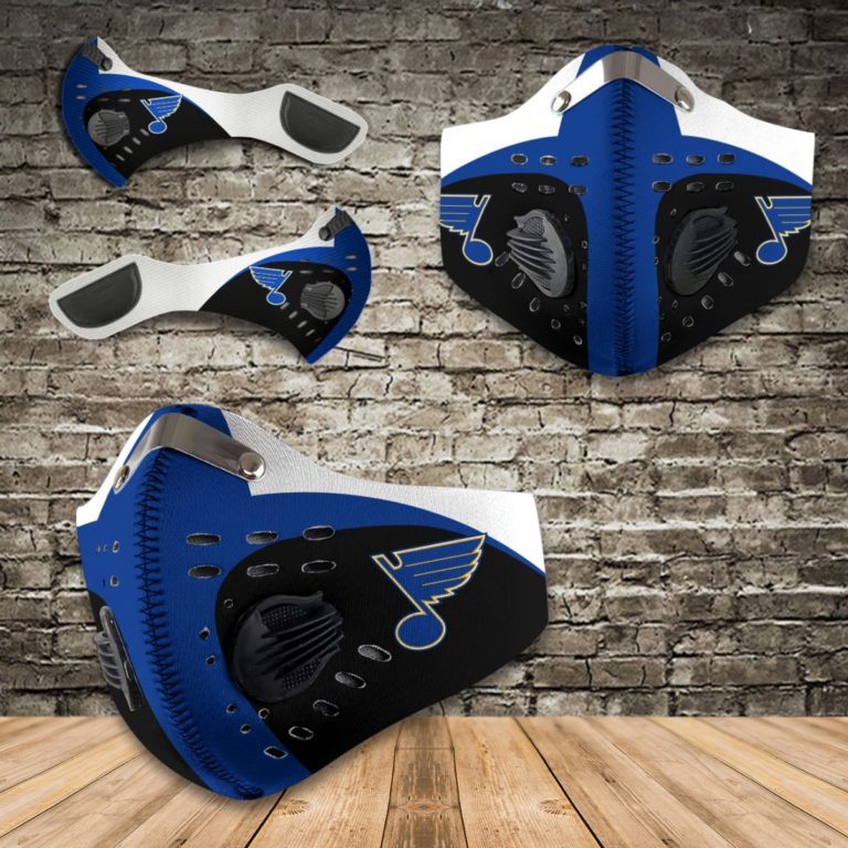 St. Louis Blues Ice Hockey N95 Filter Face Mask
