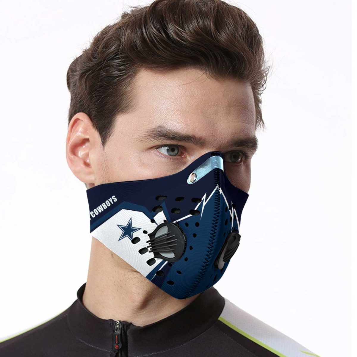 Dallas Cowboys Football N95 Filter Face Mask - RobinPlaceFabrics