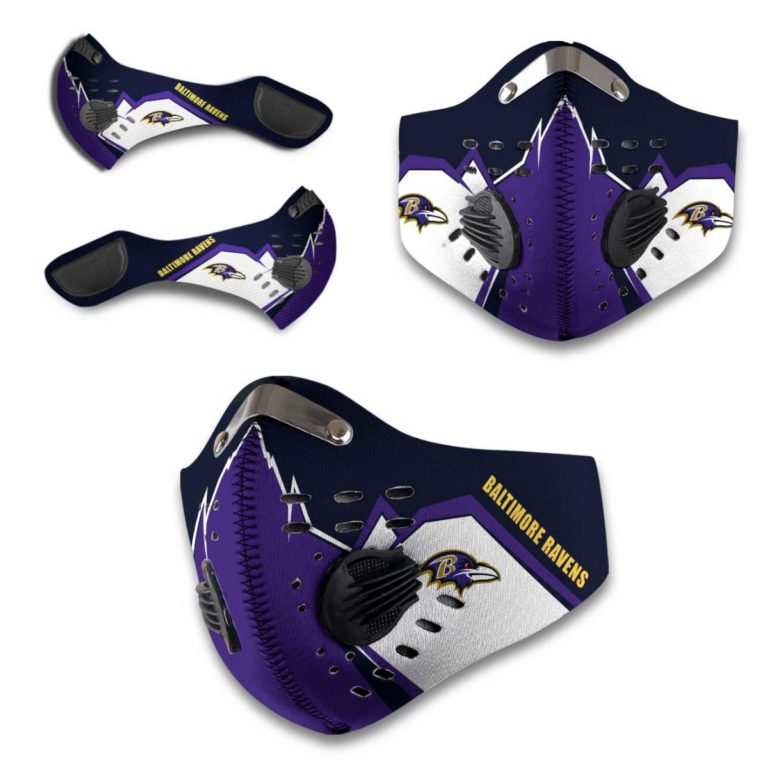 Baltimore Ravens Football N95 Filter Face Mask