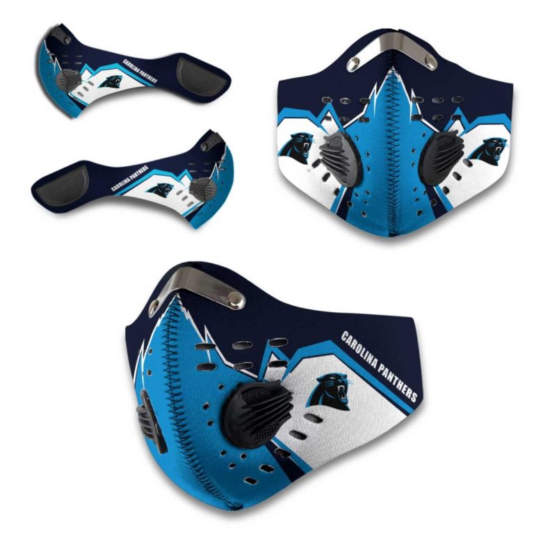 Carolina Panthers Football N95 Filter Face Mask