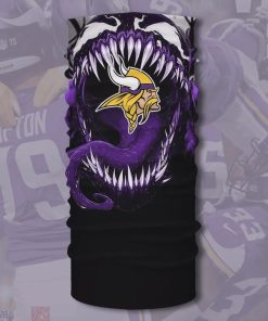 Minnesota Vikings Venom Magic Bandana Neck Gaiter Minnesota Vikings Venom Magic Bandana Neck Gaiter