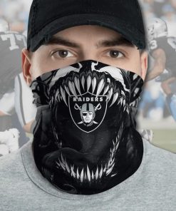 Oakland Raiders Venom Magic Bandana Neck Gaiter Oakland Raiders Venom Magic Bandana Neck Gaiter