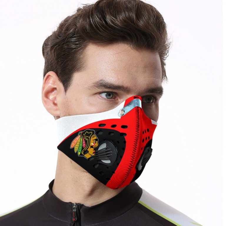 Chicago Blackhawks N95 Filter Face Mask