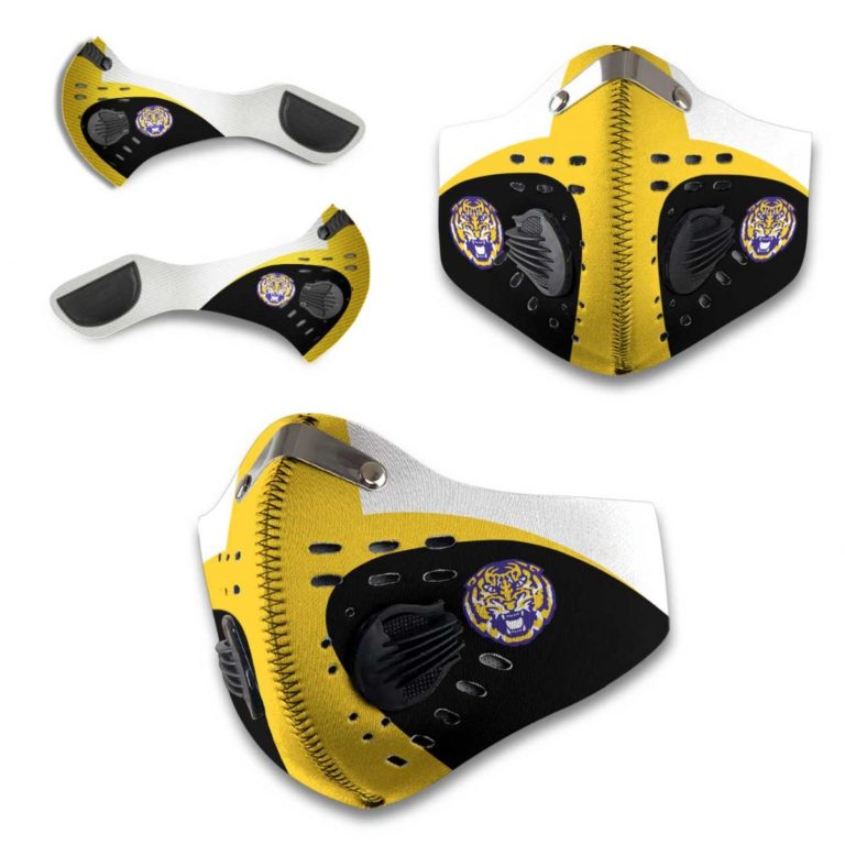 LSU Tigers Team N95 Filter Face Mask