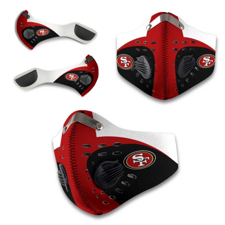 San Francisco 49ers Football Team N95 Filter Face Mask