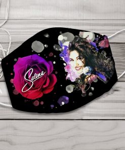 Selena Flowers Face Mask