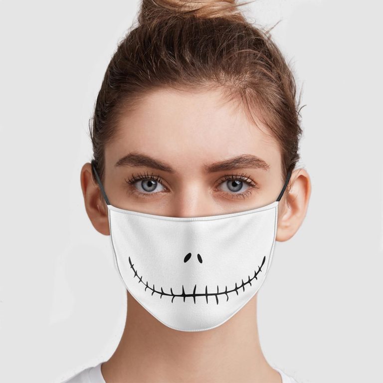 Nightmare Before Christmas Jack Skellington Face Mask