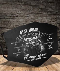 Metallic 39th Anniversary 2.5PM Filter Face Mask