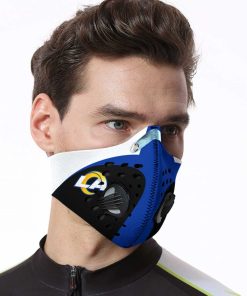 Los Angeles Rams Football N95 Filter Face Mask Los Angeles Rams Football N95 Filter Face Mask