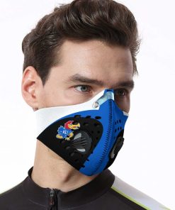 Kansas Jayhawks N95 Filter Sheet Face Mask Kansas Jayhawks N95 Filter Sheet Face Mask