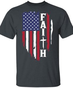 Faith Cross American flag