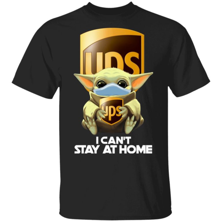 Baby Yoda Hugs Ups I Can’t Stay At Home Hoodie, T Shirt