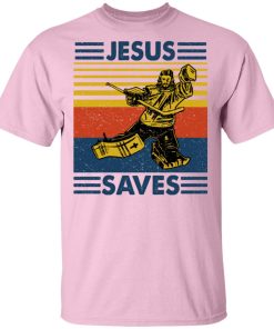 Hockey Jesus Saves Hoodie, LS, T Shirt