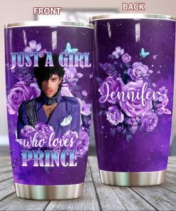 Personalized Just A Girl Who Loves Prince 20oz Tumbler