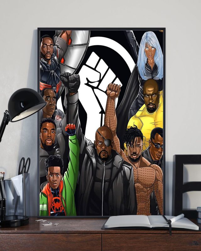 Avenger Black Lives Matter Poster & Canvas