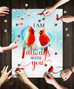 Cardinal I Am Always With You Jigsaw Puzzle