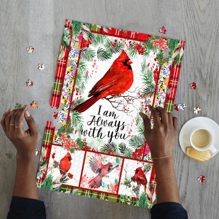 Cardinal I’m Always With You Jigsaw Puzzle