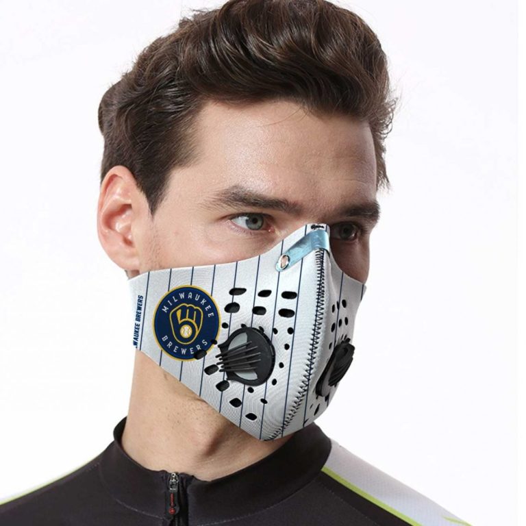 Milwaukee Brewers N95 Filter Face Mask