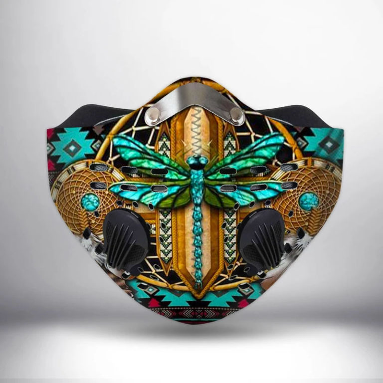 Dreamcatcher Native Dragonfly N95 Filter Face Mask