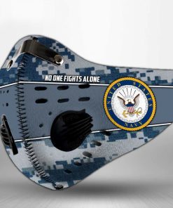 US Navy No One Fights Alone N95 Filter Face Mask US Navy No One Fights Alone N95 Filter Face Mask