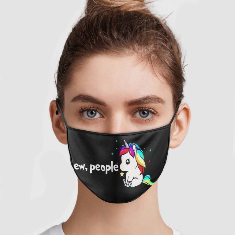 Unicorn Ew People Face Mask.psd