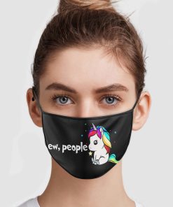 Unicorn Ew People Face Mask.psd