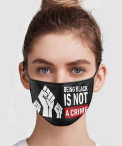 Being Black Is Not Crime Face Mask