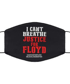 I Can’t Breathe Justice For Floyd Face Mask